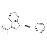 ETHANONE, 1-[1-(PHENYLETHYNYL)-1H-INDOL-3-YL]-