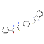 Benzamide,N-[[[4-(1H-benzimidazol-2-ylthio)phenyl]amino]thioxomethyl]-