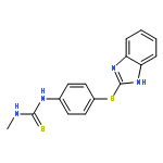 Thiourea, N-[4-(1H-benzimidazol-2-ylthio)phenyl]-N'-methyl-