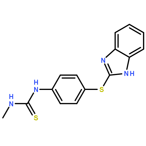 Thiourea, N-[4-(1H-benzimidazol-2-ylthio)phenyl]-N'-methyl-