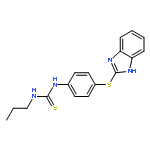 Thiourea, N-[4-(1H-benzimidazol-2-ylthio)phenyl]-N'-propyl-