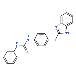 Thiourea, N-[4-(1H-benzimidazol-2-ylthio)phenyl]-N'-phenyl-