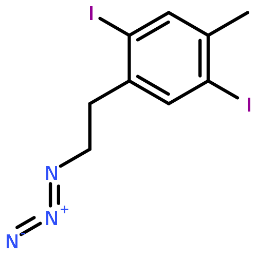 BENZENE, 1-(2-AZIDOETHYL)-2,5-DIIODO-4-METHYL-