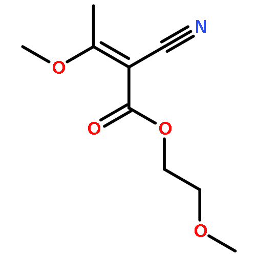 2-Butenoic acid, 2-cyano-3-methoxy-, 2-methoxyethyl ester