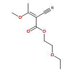 2-Butenoic acid, 2-cyano-3-methoxy-, 2-ethoxyethyl ester