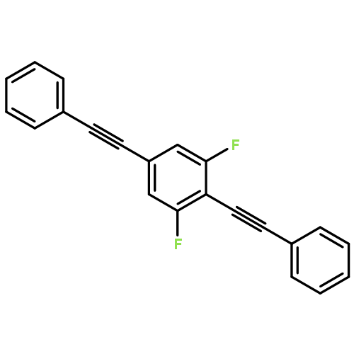 BENZENE, 1,3-DIFLUORO-2,5-BIS(PHENYLETHYNYL)-