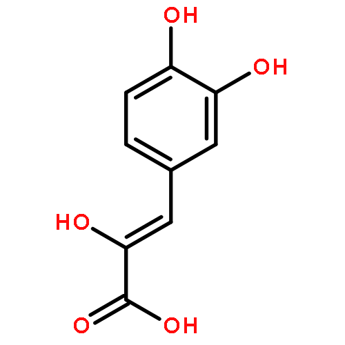 2-Propenoic acid, 3-(3,4-dihydroxyphenyl)-2-hydroxy-