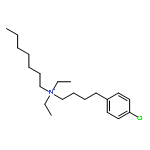 N-[4-(4-chlorophenyl)butyl]-N,N-diethylheptan-1-aminium