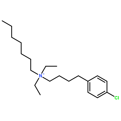 N-[4-(4-chlorophenyl)butyl]-N,N-diethylheptan-1-aminium