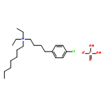 4-(4-chlorophenyl)butyl-diethyl-heptylazanium,dihydrogen phosphate