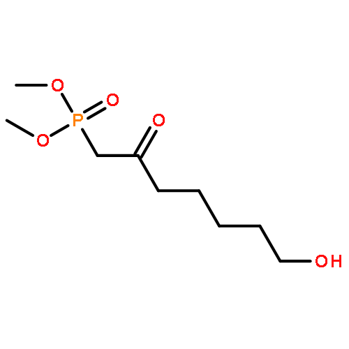 Phosphonic acid, (7-hydroxy-2-oxoheptyl)-, dimethyl ester