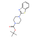 1-Piperazinecarboxylicacid, 4-(2-benzothiazolyl)-, 1,1-dimethylethyl ester