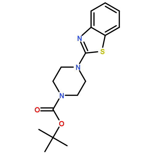 1-Piperazinecarboxylicacid, 4-(2-benzothiazolyl)-, 1,1-dimethylethyl ester