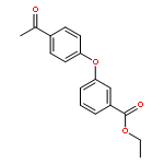 BENZOIC ACID, 3-(4-ACETYLPHENOXY)-, ETHYL ESTER