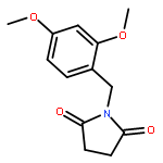 2,5-Pyrrolidinedione, 1-[(2,4-dimethoxyphenyl)methyl]-