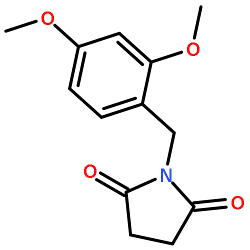 2,5-Pyrrolidinedione, 1-[(2,4-dimethoxyphenyl)methyl]-