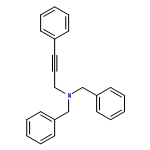 Benzenemethanamine, N-(phenylmethyl)-N-(3-phenyl-2-propynyl)-