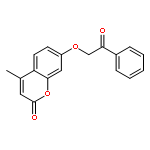 2H-1-Benzopyran-2-one, 4-methyl-7-(2-oxo-2-phenylethoxy)-