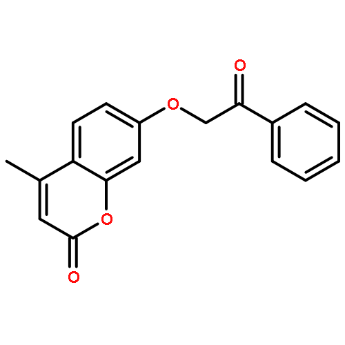 2H-1-Benzopyran-2-one, 4-methyl-7-(2-oxo-2-phenylethoxy)-