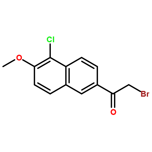 Ethanone, 2-bromo-1-(5-chloro-6-methoxy-2-naphthalenyl)-