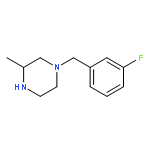 1-[(3-fluorophenyl)methyl]-3-methyl-Piperazine