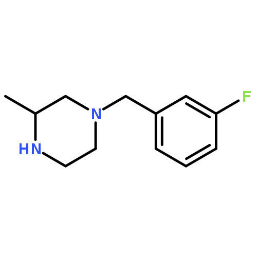 1-[(3-fluorophenyl)methyl]-3-methyl-Piperazine