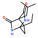 2,6-Diazabicyclo[2.2.2]octane-3,5-dione, 1-ethyl-4-(2-methylpropyl)-