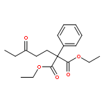 Propanedioic acid, (3-oxopentyl)phenyl-, diethyl ester