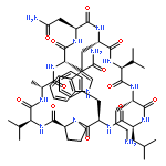 Cyclo(D-alanyl-L-asparaginyl-L-asparaginyl-L-tryptophyl-L-valyl-L-ornithyl-L
-leucyl-D-phenylalanyl-L-prolyl-L-valyl)