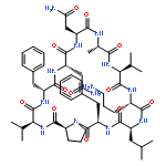 CYCLO(L-ALANYL-L-VALYL-L-ORNITHYL-L-LEUCYL-D-PHENYLALANYL-L-PROLYL-L-VALYL-D-PHENYLALANYL-L-ASPARAGINYL-L-ASPARAGINYL)