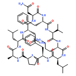 CYCLO(L-ALANYL-D-LEUCYL-L-ASPARAGINYL-L-ASPARAGINYL-L-PHENYLALANYL-L-VALYL-L-ORNITHYL-L-LEUCYL-D-PHENYLALANYL-L-PROLYL)