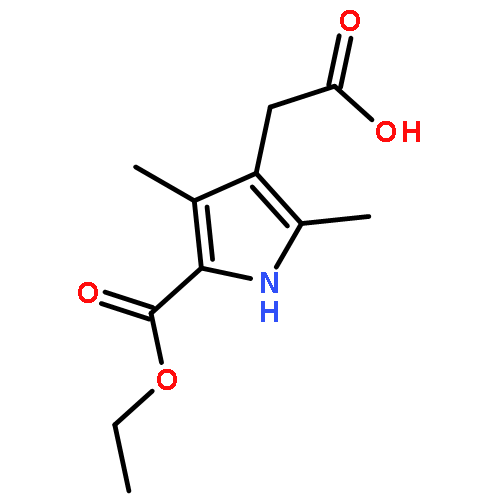 1H-Pyrrole-3-acetic acid, 5-(ethoxycarbonyl)-2,4-dimethyl-