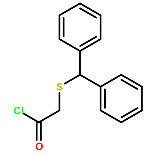 Acetyl chloride, [(diphenylmethyl)thio]-