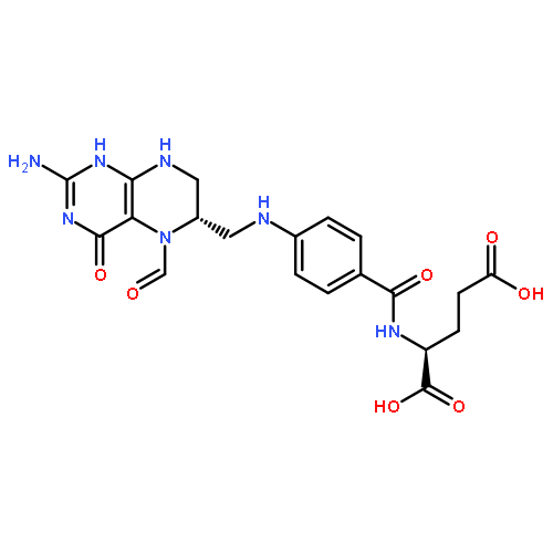 (2S)-2-[[4-[[(6S)-2-AMINO-5-FORMYL-4-OXO-1,6,7,8-TETRAHYDROPTERIDIN-6-YL]METHYLAMINO]BENZOYL]AMINO]PENTANEDIOIC ACID