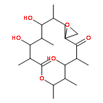 (3R,5R,6S,7R,8R,11R,12R,13R,14S,15S)-6,12,14-trihydroxy-5,7,8,11,13,15-hexamethyl-1,9-dioxaspiro[2.13]hexadecane-4,10-dione