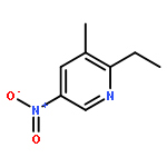 PYRIDINE, 2-ETHYL-3-METHYL-5-NITRO-