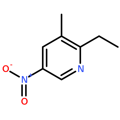 PYRIDINE, 2-ETHYL-3-METHYL-5-NITRO-