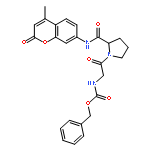 Benzyl N-[2-[(2s)-2-[(4-methyl-2-oxochromen-7-yl)carbamoyl]pyrrolidin-1-yl]-2-oxoethyl]carbamate