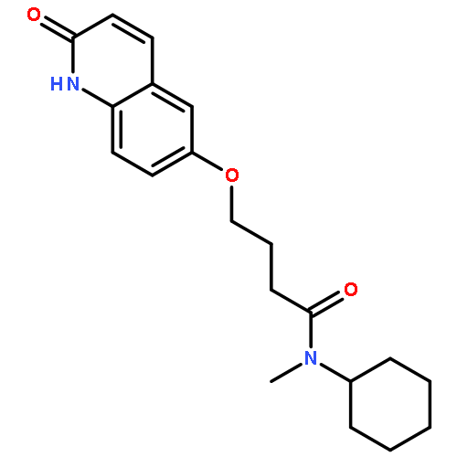 Butanamide,N-cyclohexyl-4-[(1,2-dihydro-2-oxo-6-quinolinyl)oxy]-N-methyl-