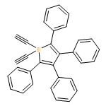 Silacyclopenta-2,4-diene, 1,1-diethynyl-2,3,4,5-tetraphenyl-