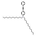 BENZENAMINE, N,N-DIDODECYL-4-(PHENYLETHYNYL)-