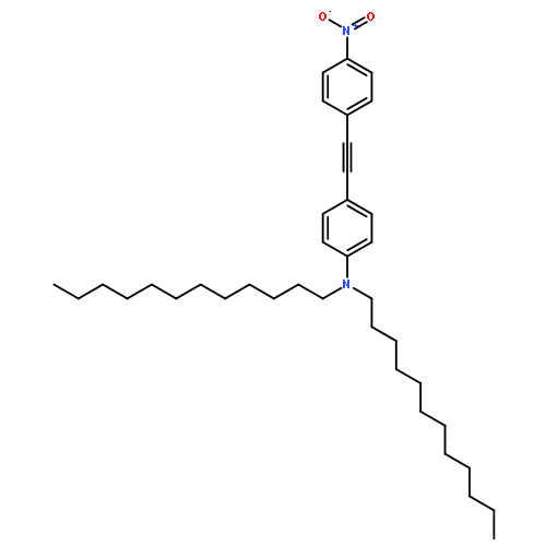 BENZENAMINE, N,N-DIDODECYL-4-[(4-NITROPHENYL)ETHYNYL]-