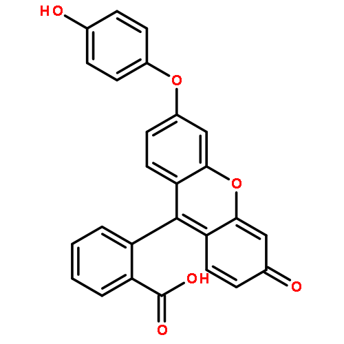 Benzoic acid, 2-[6-(4-hydroxyphenoxy)-3-oxo-3H-xanthen-9-yl]-