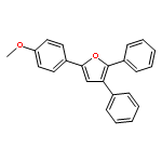 Furan, 5-(4-methoxyphenyl)-2,3-diphenyl-