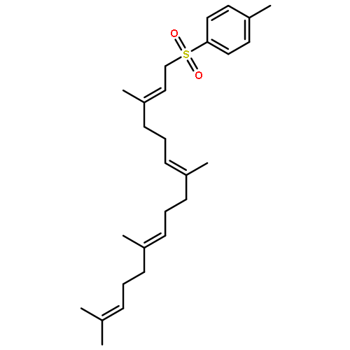 1-methyl-4-(((2E,6E,10E)-3,7,11,15-tetramethylhexadeca-2,6,10,14-tetraen-1-yl)sulfonyl)benzene