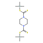 PIPERAZINE, 1,4-BIS[THIOXO[(TRIMETHYLSTANNYL)THIO]METHYL]-