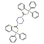 Piperazine, 1,4-bis[thioxo[(triphenylstannyl)thio]methyl]-