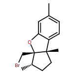 1H-Cyclopenta[b]benzofuran,3a-(bromomethyl)-2,3,3a,8b-tetrahydro-3,6,8b-trimethyl-, (3S,3aS,8bS)-