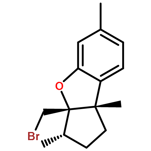 1H-Cyclopenta[b]benzofuran,3a-(bromomethyl)-2,3,3a,8b-tetrahydro-3,6,8b-trimethyl-, (3S,3aS,8bS)-