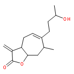 2H-Cyclohepta[b]furan-2-one,3,3a,4,7,8,8a-hexahydro-6-(3-hydroxybutyl)-7-methyl-3-methylene-